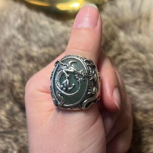 STERLING SILVER Disney’s Pirates of the Caribbean Jack Sparrow replica ring